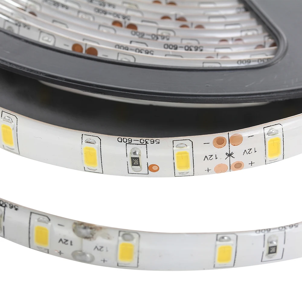 5 м 36 Вт 300*5630 SMD водонепроницаемый гибкий яркий светодиодный 3000 3500 K теплый белый