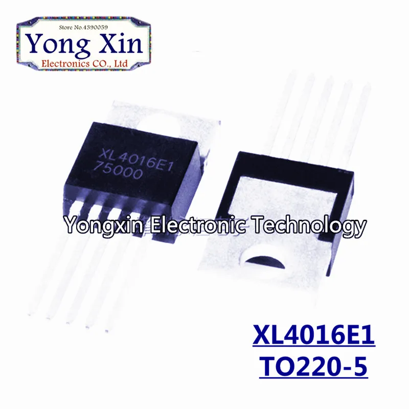 10 шт./лот XL4016E1 XL4016E XL4016 4016 40V 80A TO220 5 понижающий IC DC DC|Регуляторы