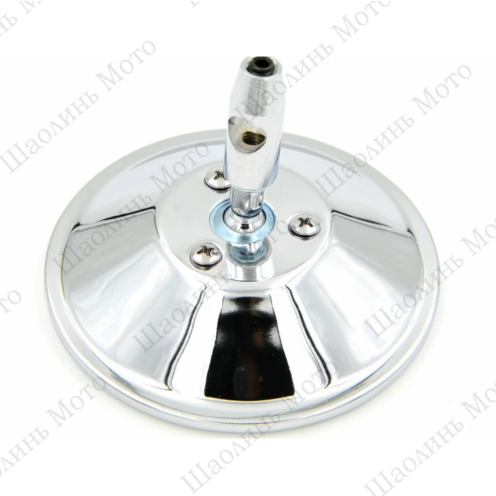 1х хромированное винтажное Кафе Racer 4 &quotзеркало заднего вида для Мотоцикла Suzuki