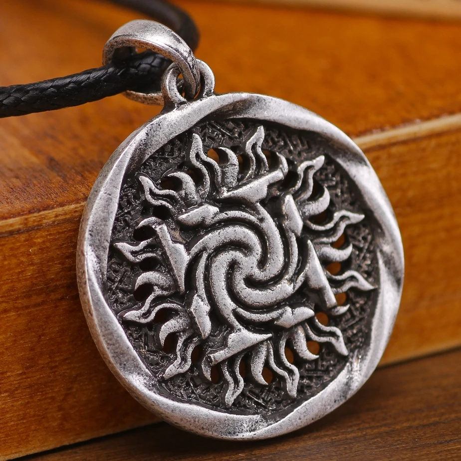 Славянский амулет Znich in Sun Ожерелья Подвески Norse Viking Talismans Best Friend ювелирные изделия