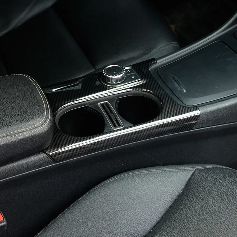 УГЛЕРОДНЫЙ хромированный АБС пластик для подстаканника Mercedes Benz A/GLA/CLA Class C117 W117 W176