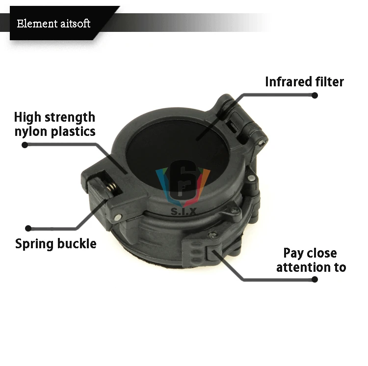 25 мм Диаметр тактический фонарик для оружия инфракрасным фильтром IR плафон Surefir