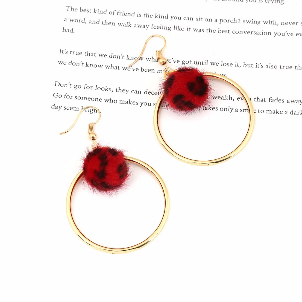 20 шт. цветные меховые шарики с леопардовым принтом|garment accessories|ball fur ballaccessories earrings |