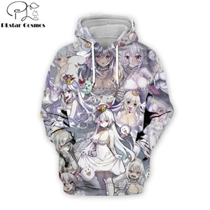 Новая мода мужские толстовки принцесса Boosette Аниме Манга коллаж 3D печать уличная Толстовка/куртка с капюшоном - Цвет: color as the picture