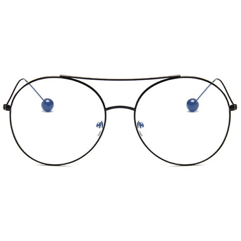 

2019 Fashion Oversize Steel Ball Frame Custom Made Prescription Optical Lenses Or Photochromic Gray / Brown 0 -0.5 -1 To -6