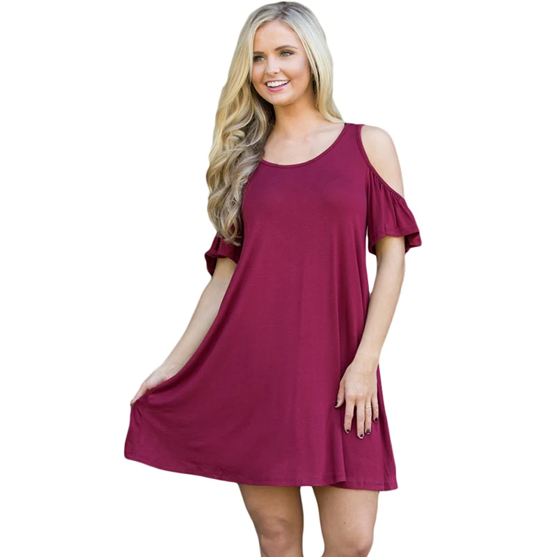 ЛИВА девушка 2018 Лето открытыми плечами короткое платье женский черный с