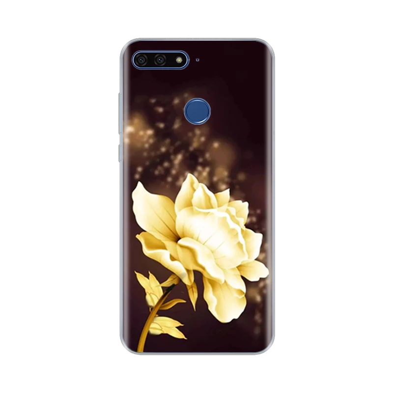 NO.58 Для huawei Honor 7A pro 5,7 дюймов AUM-L29 Чехол Мягкий Силиконовый ТПУ для телефона задняя крышка 360 Защитный чехол для huawei Honor 7A pro 7aPRO - Цвет: NO.58