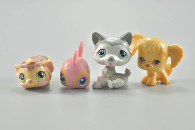 Rare pet shop lps игрушка стоящая короткая шерсть кошка фигурка оригинальный котенок