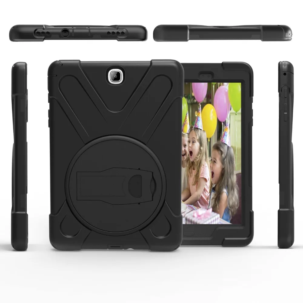 Полный корпус ударопрочный каучук силиконовый чехол для Samsung Galaxy Tab A 9 7 SM T550 T555