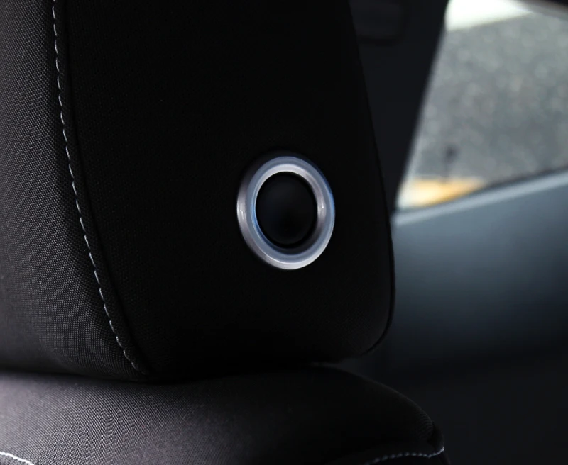 

Fit For Chevrolet Camaro 2017 2018 ABS Plastic Car Styling Interior Accessories Seat Headrest Adjust Decoration Cover Trim 2PCS