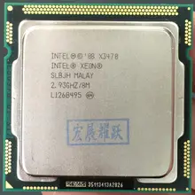 Процессор Intel Xeon X3470 четырехъядерный LGA1156 PC компьютер CPU исправно работающий серверный процессор CPU X3470