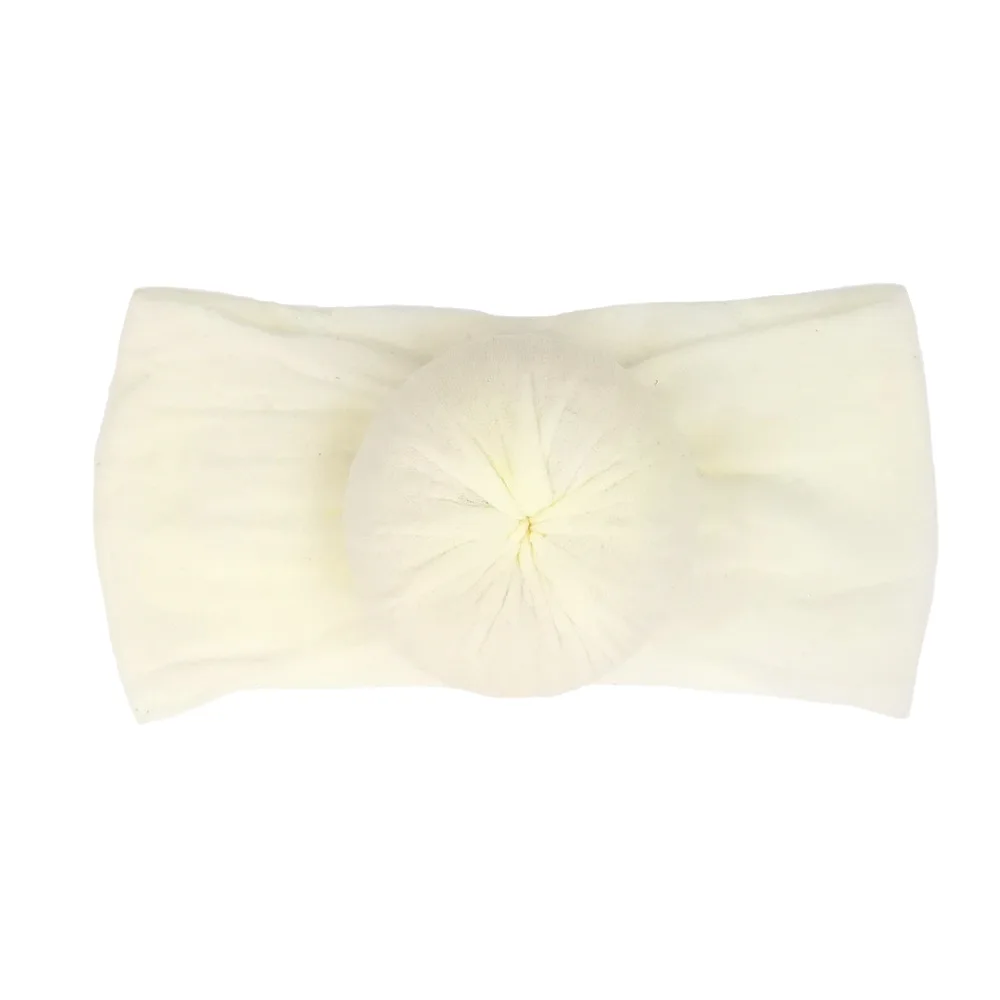 10pcs 2018 Boho Newborn Top Knot Headband Solid turban nylon headwrap Kids Girls Head Band Hair Accessories Summer bandeau bebe |