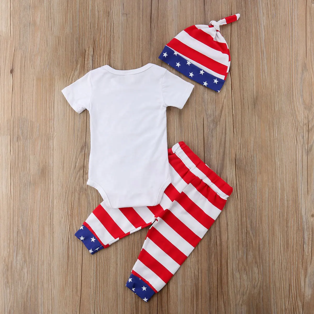 Комплект летней одежды для маленьких девочек одежда младенцев хлопковое боди с