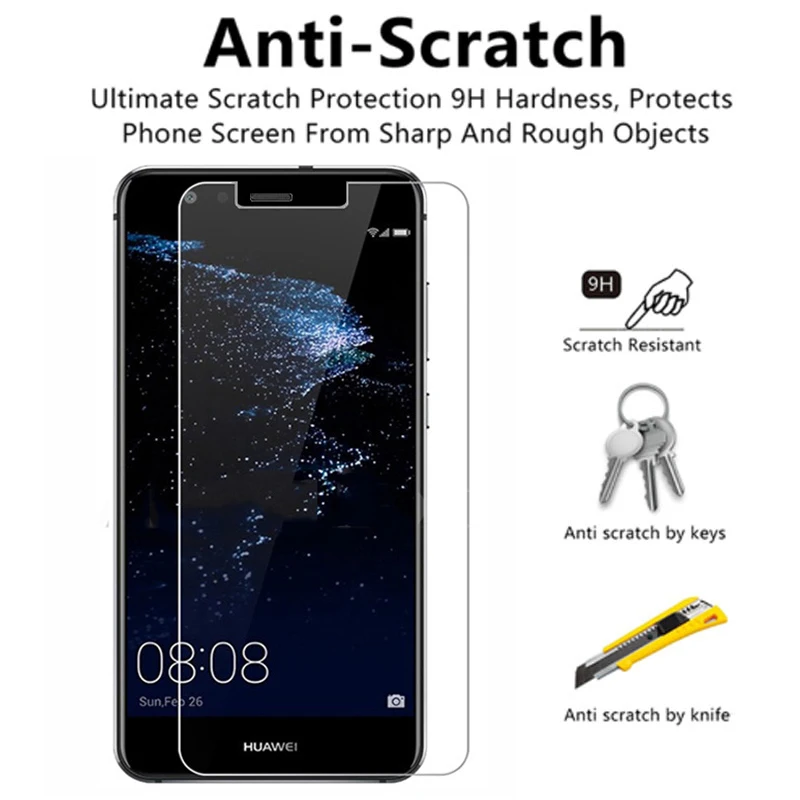 Защитное стекло для Huawei Y7 Prime 2018 защитная пленка экрана Y7prime закаленное Y3 Y5 Y6 2017 Y9 P