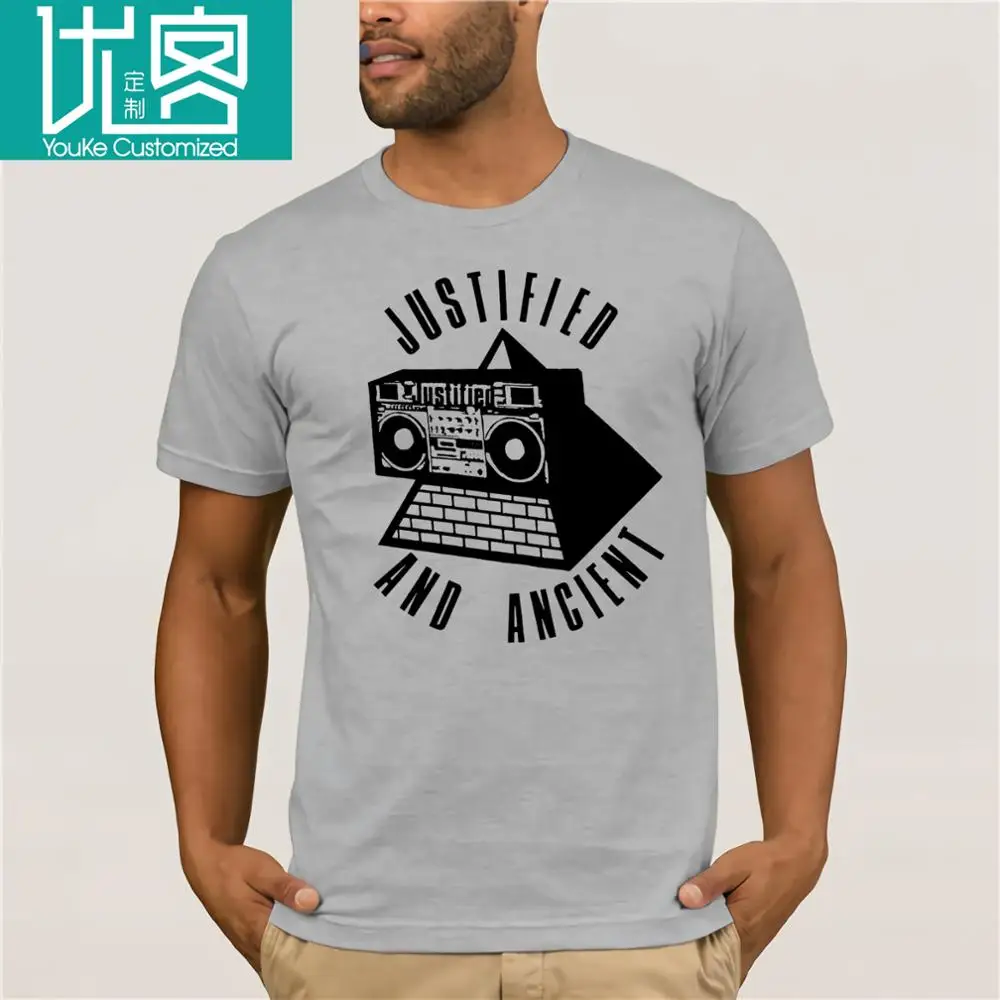 Футболки Zwarte Mannen Homme Tees KLF Gerechtvaardigd &amp Oude van Mu T-Shirt | Мужская одежда