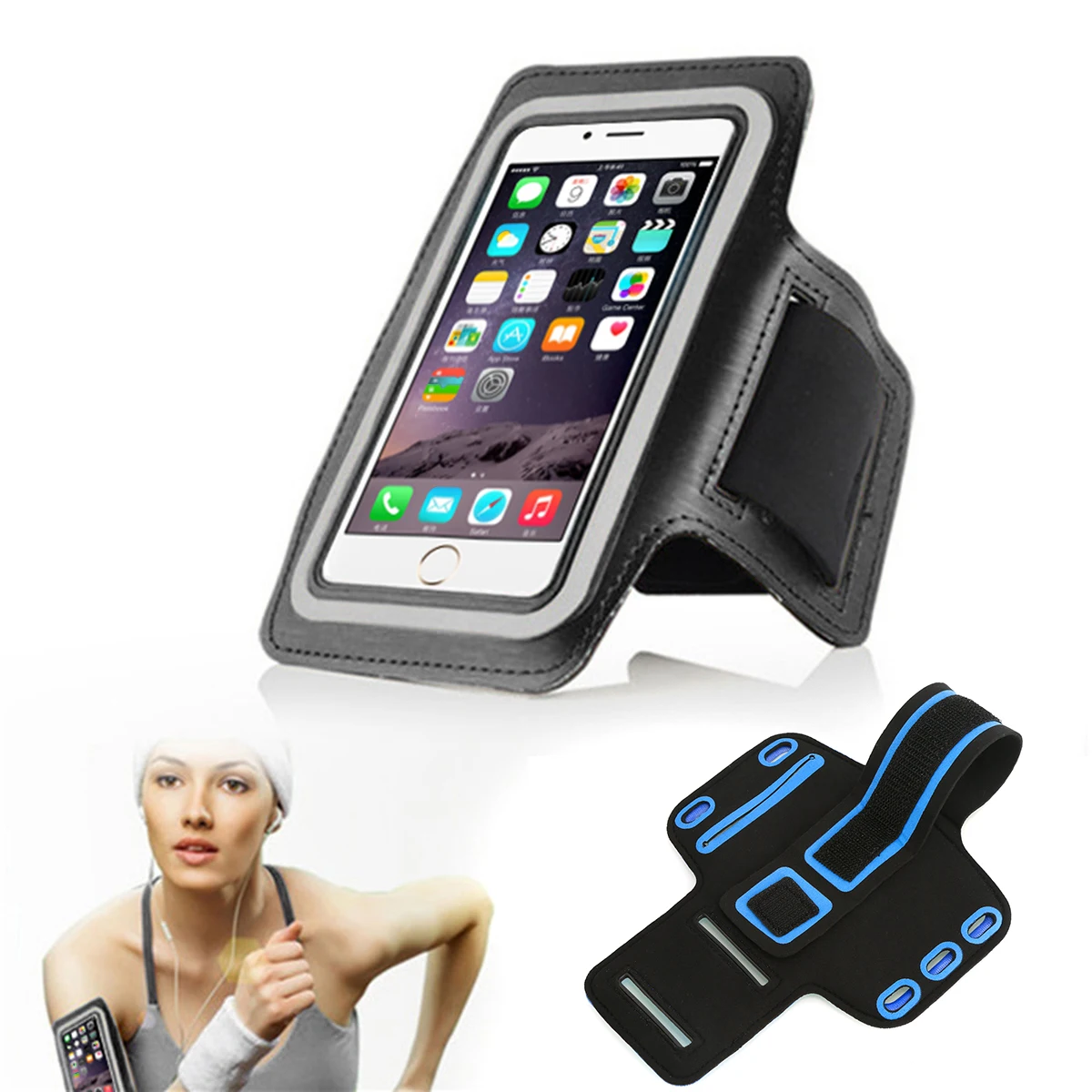 Спортивный чехол с повязкой на руку сумка для движения бега фитнес держатель