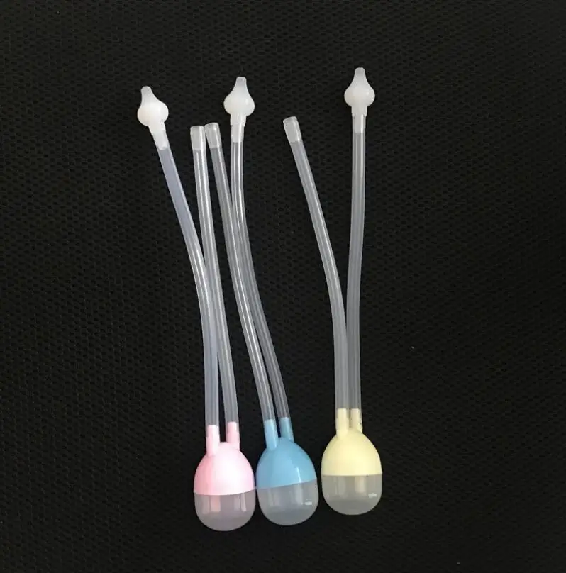 2021  Newborn Baby Safety Nose Cleaner Vacuum Suction Nasal Aspirator Flu Protections images - 2