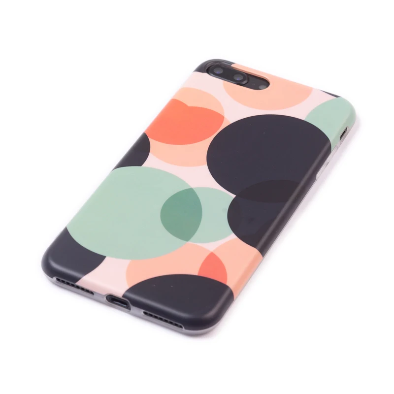 Luxury Brand Matte IMD Soft Silicone Cover for iPhone case 7 Plus 8 XR X 10 XS Max 6 6S Cute Cartoon Simple Spot Kawaii Coque |
