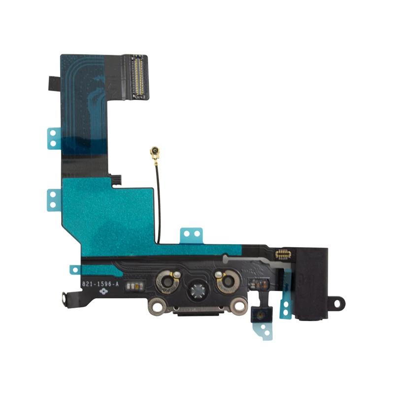 KiKiss Original Tested Charger Charging port USB Dock Connector Flex Cable with headphone audio jack For iPhone 5C Repair | Мобильные