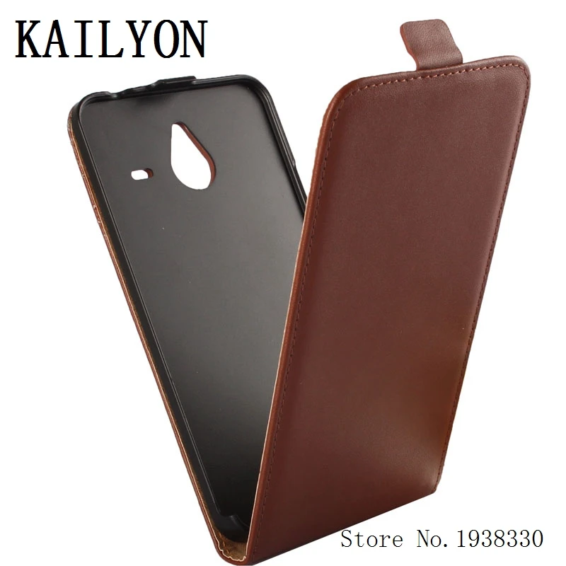 Роскошный флип чехол kailyon из натуральной кожи для Nokia Microsoft Lumia 640XL 640 XL LTE с двумя sim
