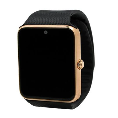 Gold COXANG GT08 Смарт-часы Детские мужские часы телефон sim-карта камера часы Bluetooth Smartwatch gt 08 подключение Android IOS PK A1 - Цвет: Gold