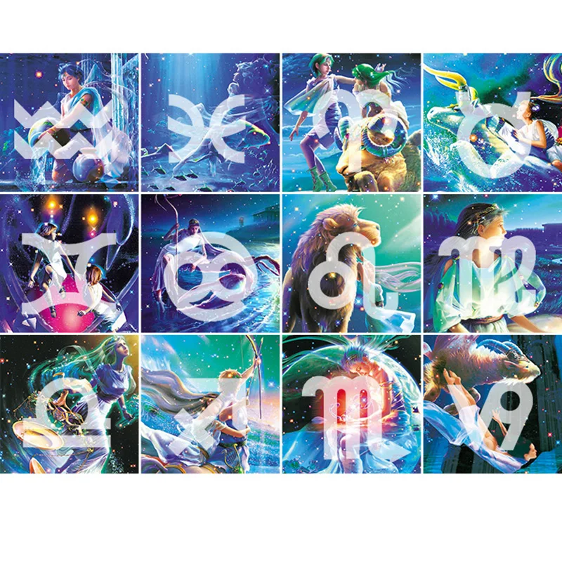 Светящаяся утолщенная головоломка 1000 штук для взрослых и детей пазл на Созвездие