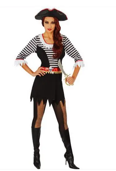 Платье пиратского капитана Рождественский костюм для девочек на Хэллоуин