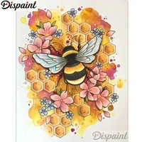 dispaint full squareround drill 5d diy diamond painting animal flower bee 3d embroidery cross stitch home decor gift a12961