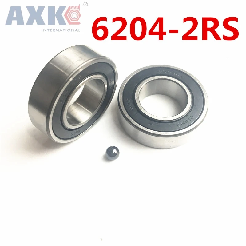 Axk 1 шт. 6204-2rs 6204 Гибридный керамический радиальный шарикоподшипник 20x47x14 мм Cb Abec-3 |