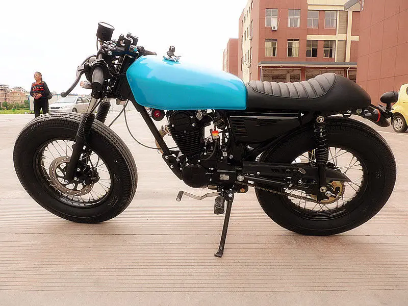 Новинка 2017 года оранжевый стиль мотоцикл Винтаж газовый топливный бак 9L Кафе Racer