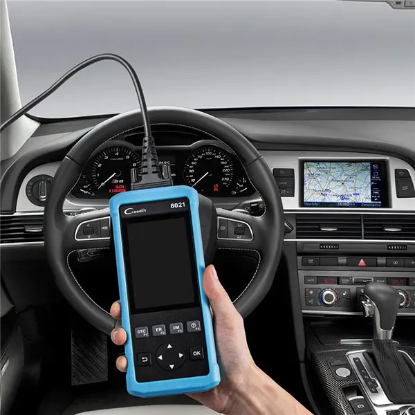 Полный диагностический сканер OBD2 OBD + ABS SRS Oil EPB BMS SAS DPF Launch DIY CReader 8021 |