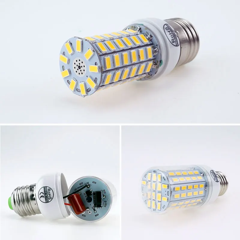 Светодиодный Светодиодная лампа-кукуруза E27 E14 G9 светодиодный светильник 220V 110V светодиодный лампы светильник 24 36 48 56 69 светодиодный s люстры свечи ампулы Bombillas lampada