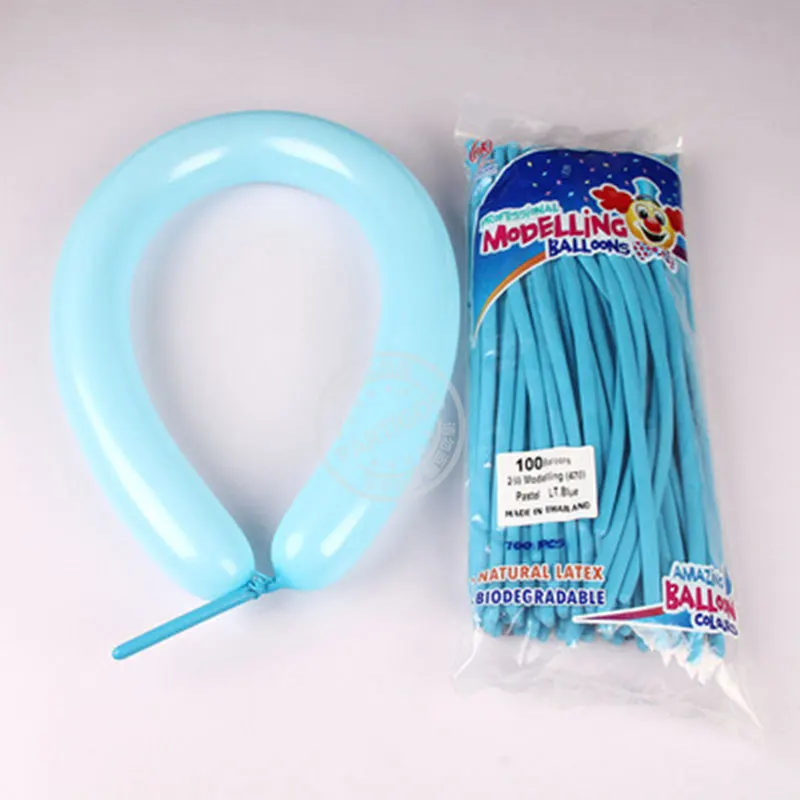 sky blue 10 шт Волшебные длинные шары металлические длинные полосы воздушный шар блестящий хром Связывание твист латексный шар День рождения Свадебная вечеринка украшения - Цвет: sky blue