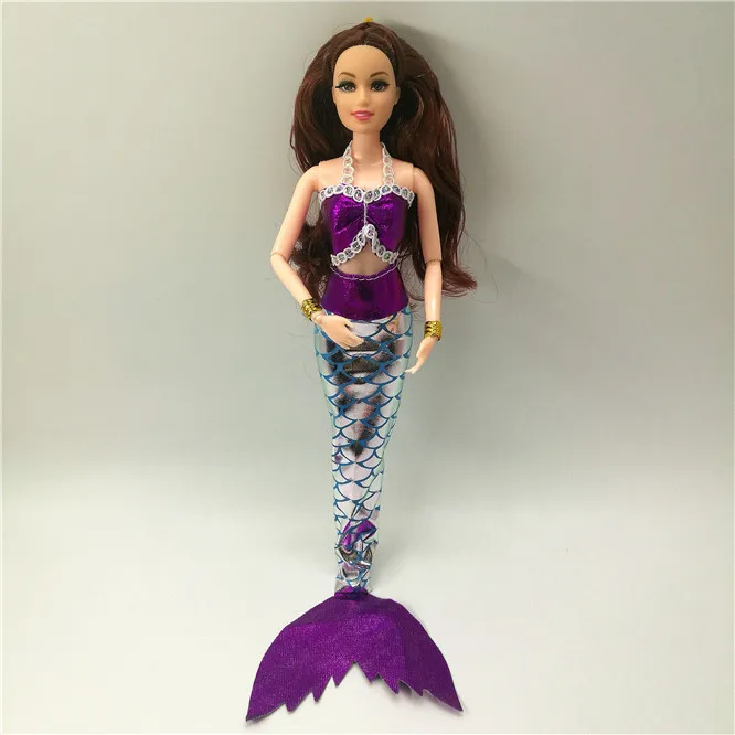 Mermaid Dolls 3 Новые куклы-русалки с аксессуарами, стоячий кронштейн, модные игрушки, кукла принцессы, куклы, шарнирное тело, рождественский подарок для девочки, diy кукла - Цвет: Mermaid Dolls 3