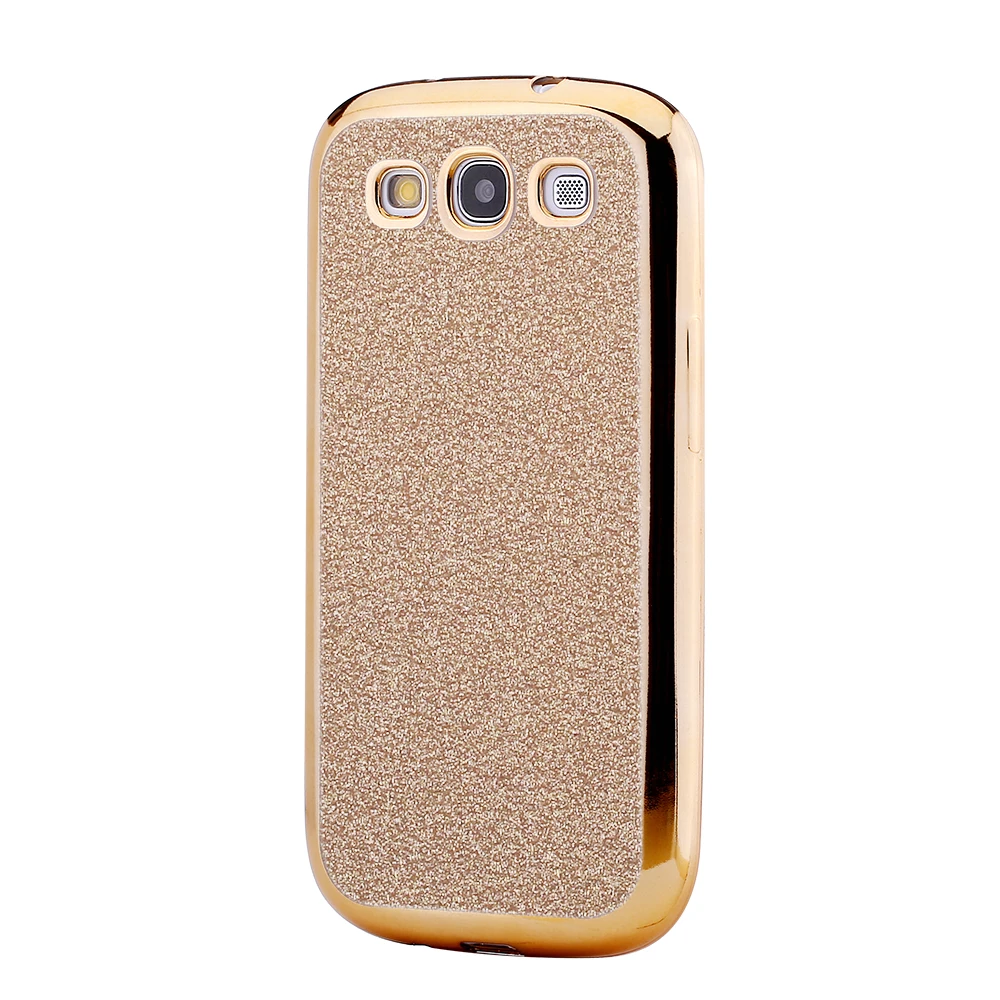 DAGUDON Phone Case For Samsung Galaxy S3 Luxury Glitter Rose Gold Silicone Soft TPU Cover Neo Skin bag |