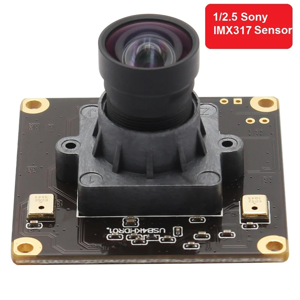 USB модуль камеры ELP 4K 3840*2160 с высокой скоростью кадра 3840x2160 Mjpeg 30fps без искажений