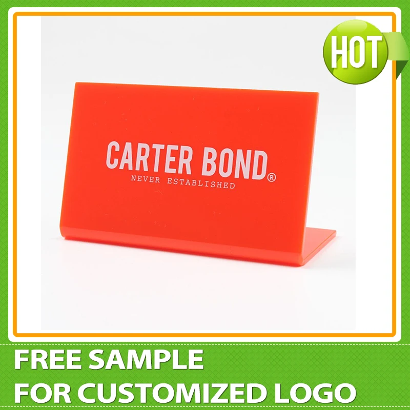 Акриловый брендовый дисплей с логотипом на заказ|plaque|plaque standplaque sign |