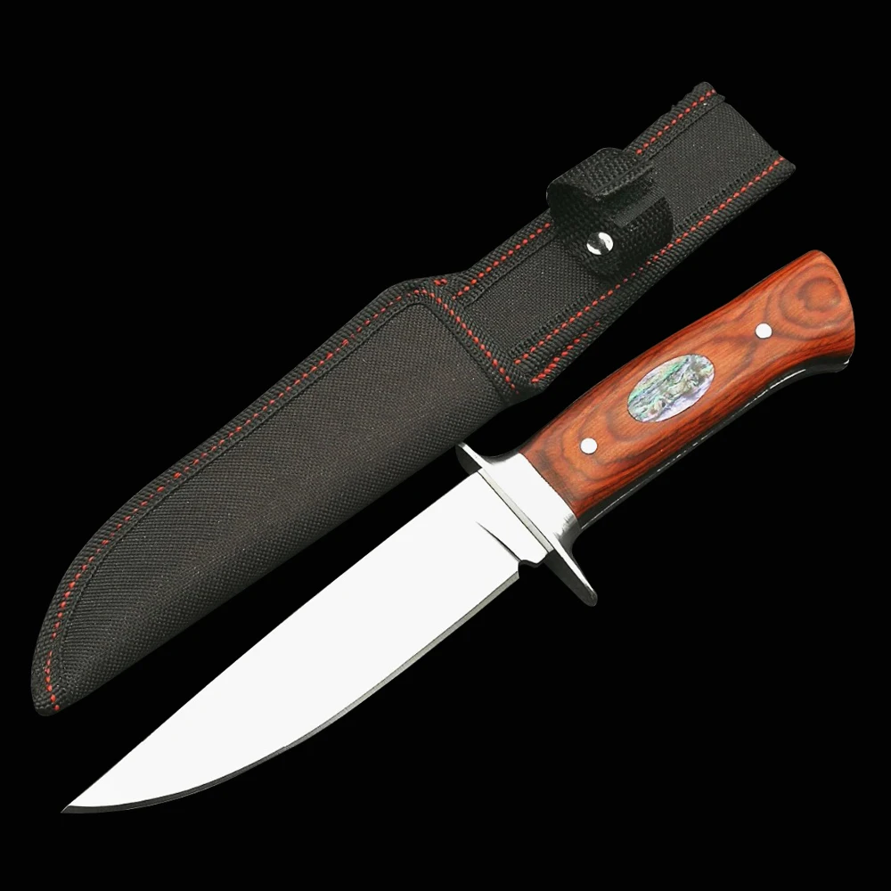 ToughKeng K316B нож с фиксированным лезвием охотничий 5Cr13 стальное лезвие деревянной