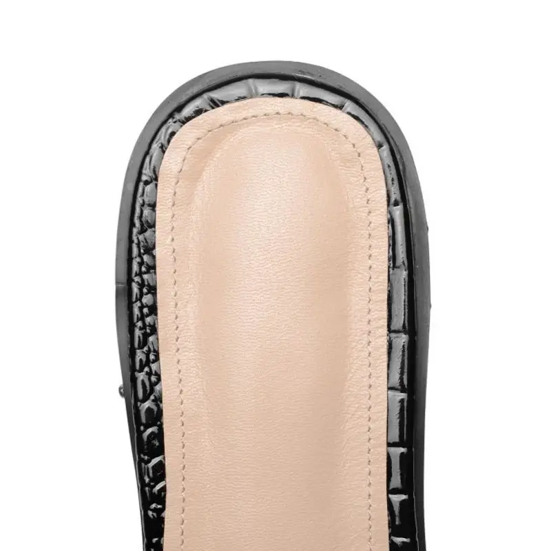 TAOFFEN Daily Real Leather Women Outdoor Sandals Rivets Summer Beach Young Ladies Shoes Club Party Size 33-42 | Обувь