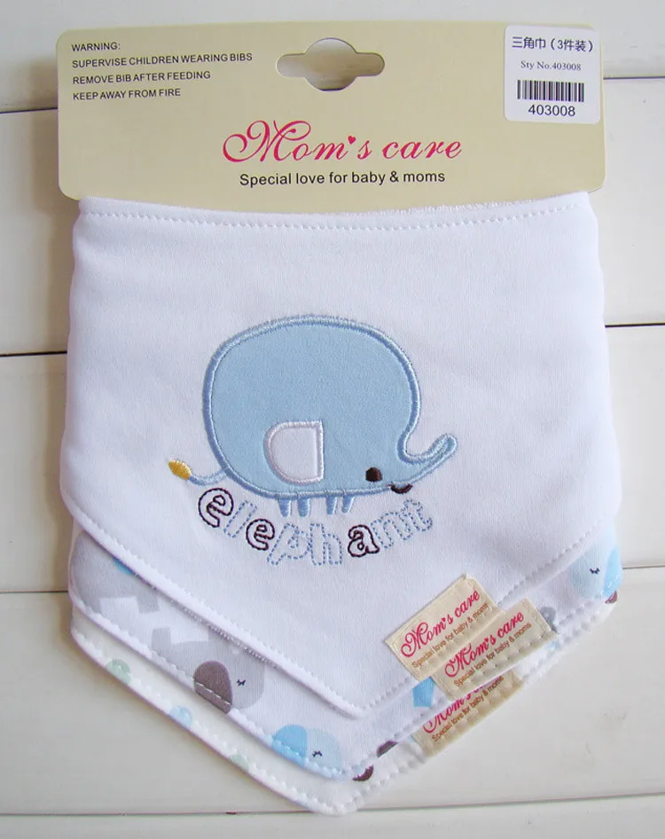 3 шт./лот хлопковые детские нагрудники с животными | Детская одежда и обувь