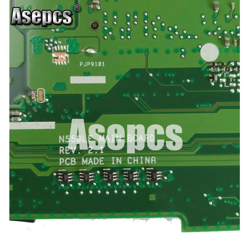 Asepcs материнская плата для ноутбука For Asus Q550LF N550LF PC PN 60NB0230 MBB000 основная CPU i7 4500U DDR3 100%