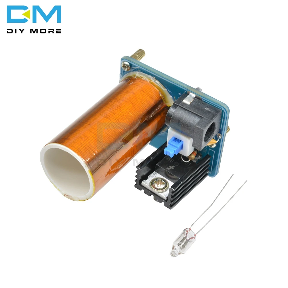 BD243 BD243C Mini Tesla Coil Magic Props DIY Parts Empty Lights Technology Diy Electronic Kit Mini Tesla Coil Module