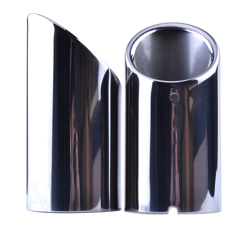 Universal Car Exhaust Muffler Tip Stainless Steel Pipe Tail Dual Letout Free Shipping | Автомобили и мотоциклы