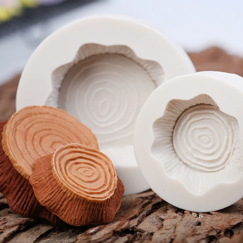 

2 Sizes Stumps Silicone Mold Fondant Mould Cake Decorating Tools Chocolate Gumpaste Mold, Sugarcraft, Kitchen Accessories