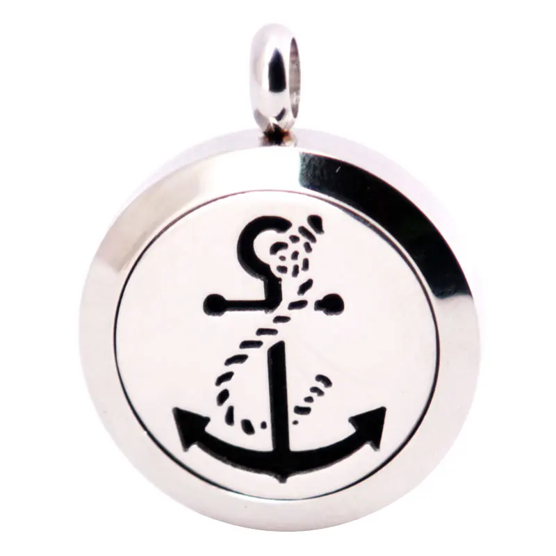 316L кулон для ожерелья якорь из нержавеющей стали Арома эфирное масло диффузор