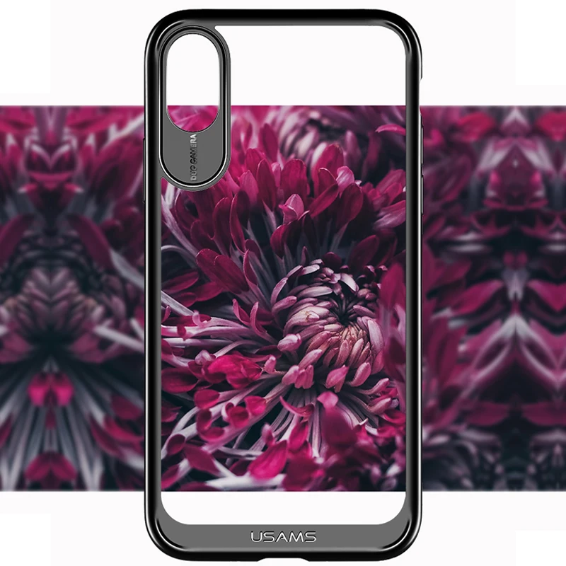 USAMS чехол для iPhone X TPU прозрачный Apple задняя крышка iPhoneX оболочка |