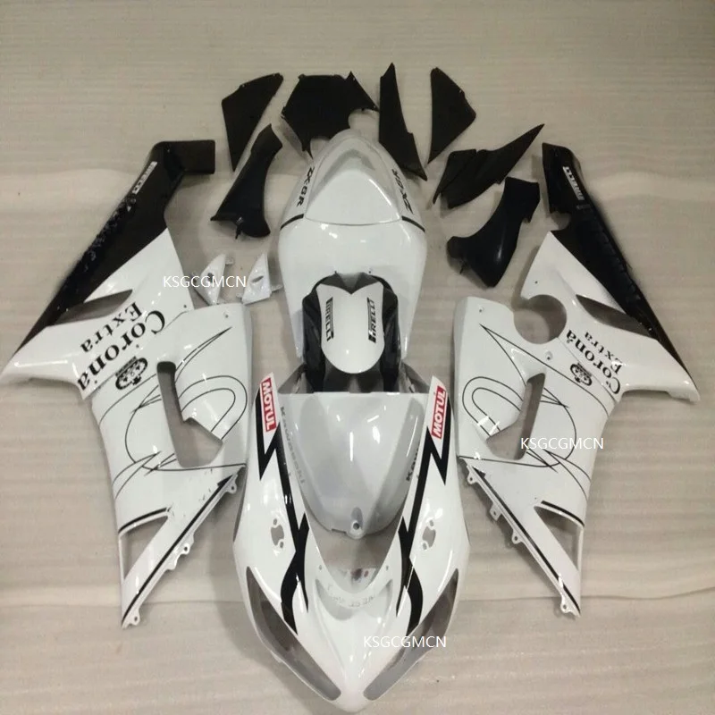 

Black/ White Full ABS Motorcycles Fairing Kit For Kawasaki ZX6R 636 2005 2006 Motorbike Body Kits New Arrival ZX-6R 05-06