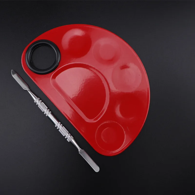 Палитра для смешивания Акриловый пластиковый лак ногтей макияж основа тени век