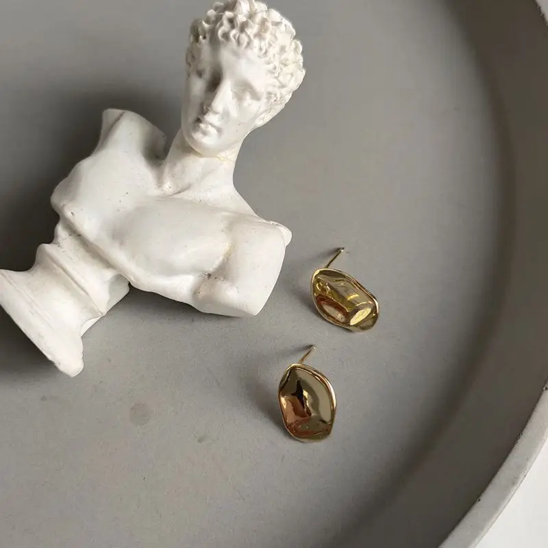 Женские блестящие серьги гвоздики из серебра 925 пробы|Серьги-гвоздики| |