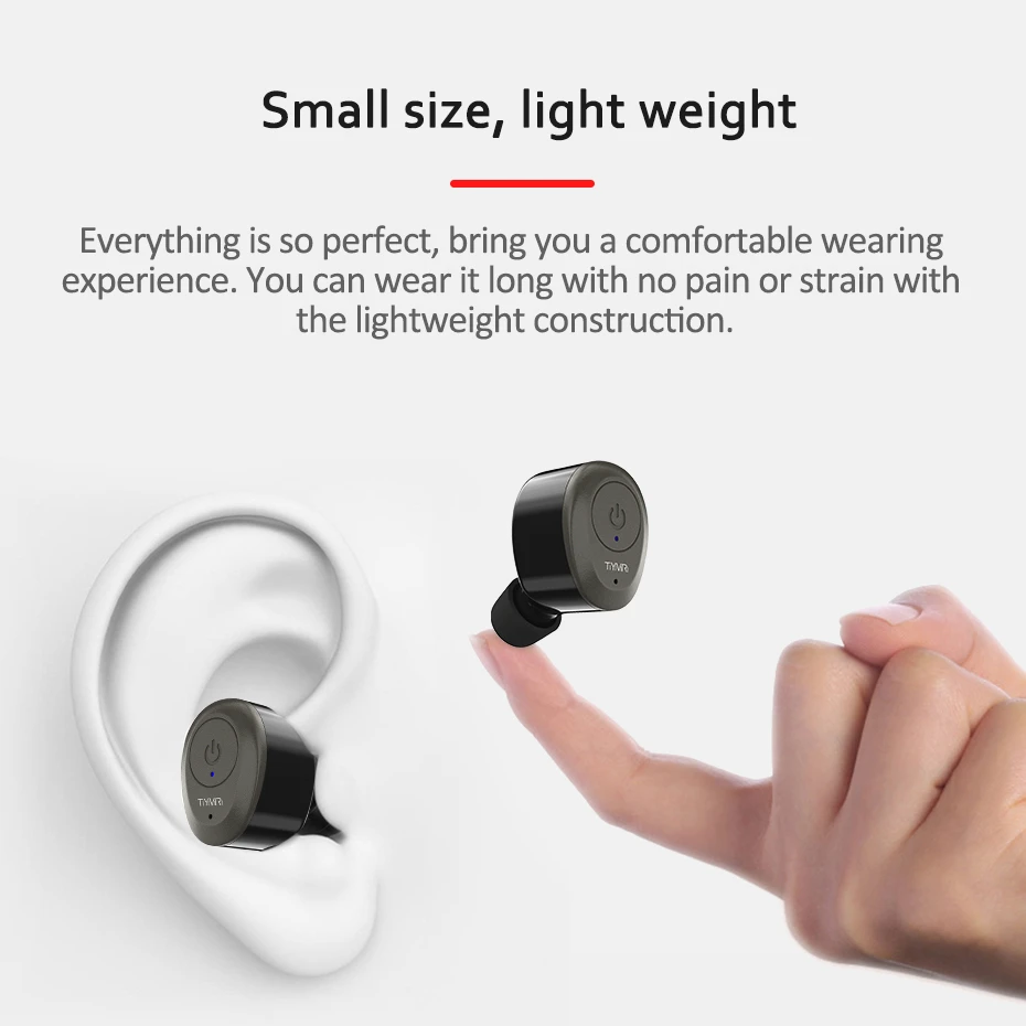 Bluetooth наушники истинный HiFi глубокий бас звук гарнитура беспроводной мини TY08 TWS V5.0